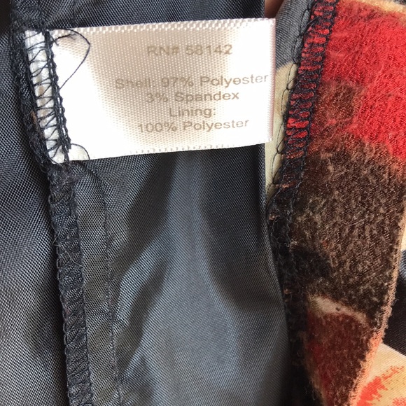 Boston Proper Floral Skirt Pleated Full Mini sz 8 - Picture 10 of 13